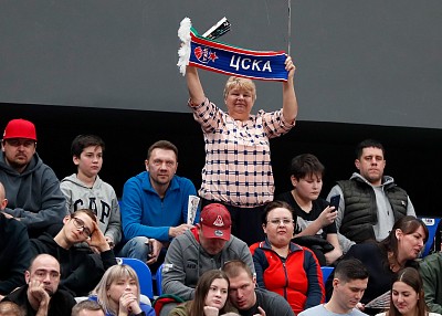 Болельщики ЦСКА (фото: М. Сербин, cskabasket.com)