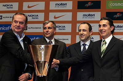 Head coaches of the Final Four teams (photo M. Serbin)