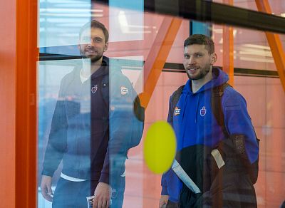 Александр Ганькевич и Иван Ухов (фото: М. Сербин, cskabasket.com)