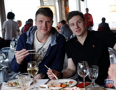 Андрей Воронцевич и Михаил Кулагин (фото: Т. Макеева, cskabasket.com)
