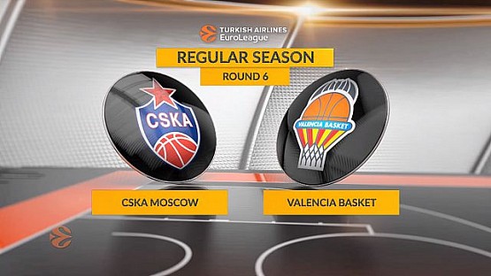 CSKA Moscow vs Valencia Basket. Highlights