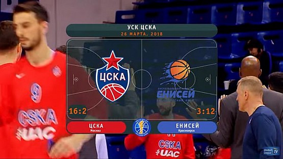 CSKA Moscow vs Enisey Krasnoyarsk. Highlights